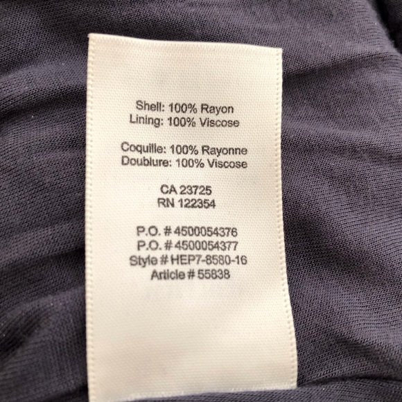 Aritzia Wildred Free XS Vivienne Charcoal Grey Slip Mini Dress Adjustable Straps - Picture 10 of 16